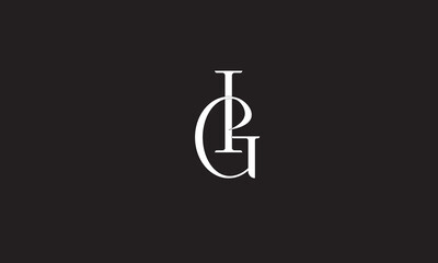 GI, IG , G ,I, Abstract Letters Logo Monogram