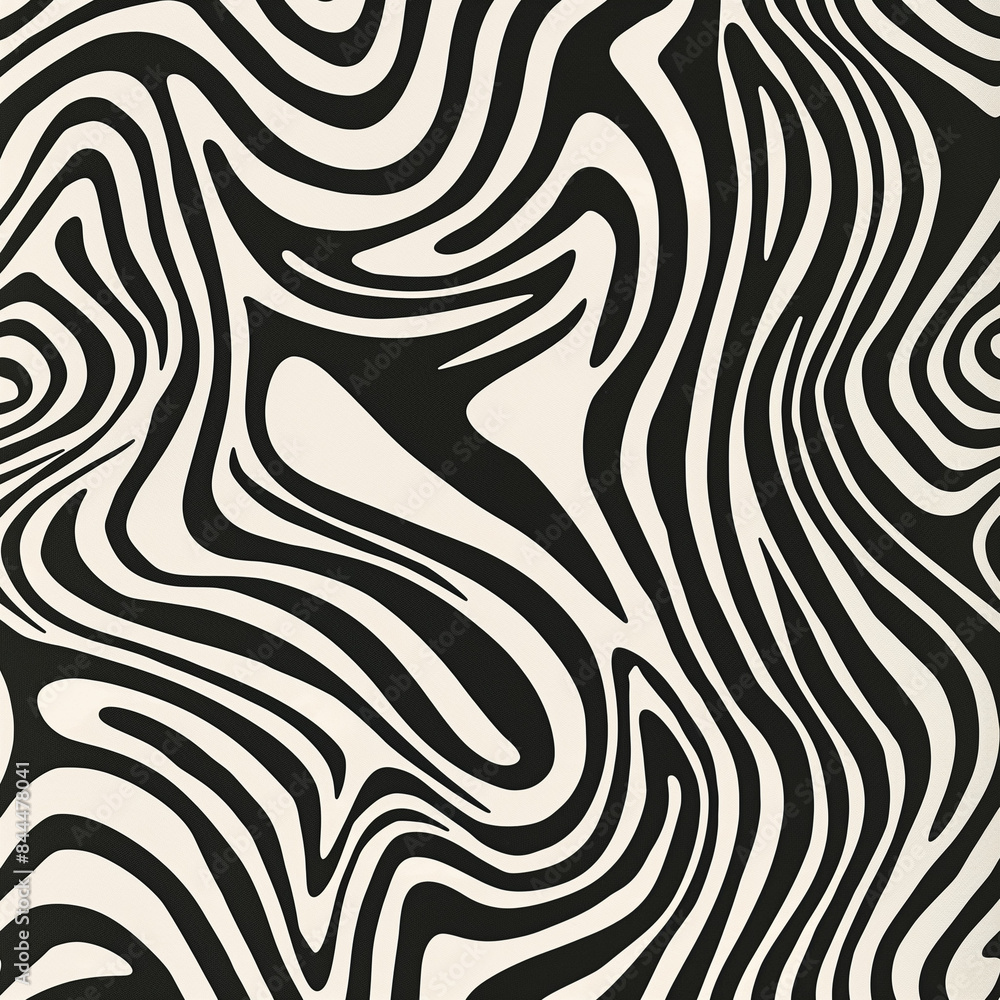 Aufkleber black and white seamless pattern, seamless zebra pattern, zebra skin pattern, zebra skin texture, bl