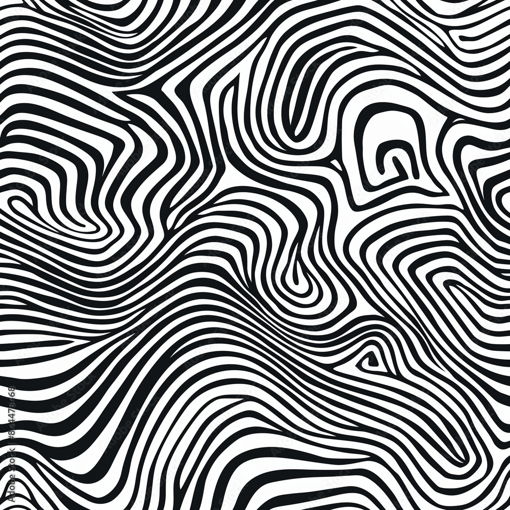 Aufkleber black and white seamless pattern, seamless zebra pattern, zebra skin pattern, zebra skin texture, bl
