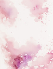 abstract watercolor background - Abstract light pink splash background - Generative AI