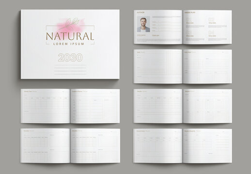 Planner Design Template Landscape