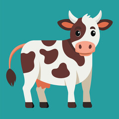 Cow Realistic Illustration