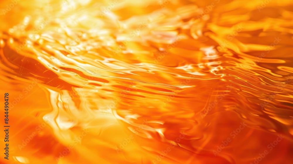 Poster capture the essence of warmth and energy with a photo featuring an inviting orange fluid textured gr