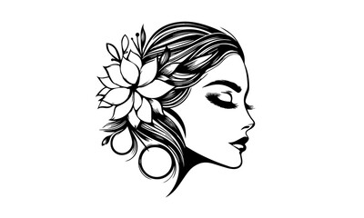 spa logo of vector art work for beautification and beautician