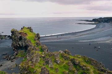 Hunting for the ship wreckage on the beach