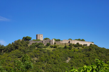 Panoramic view at Platamonas castle - Greece