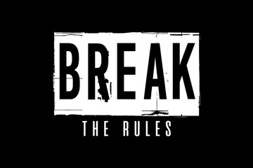 Obraz premium Creative street wear apparel typography style graphic design