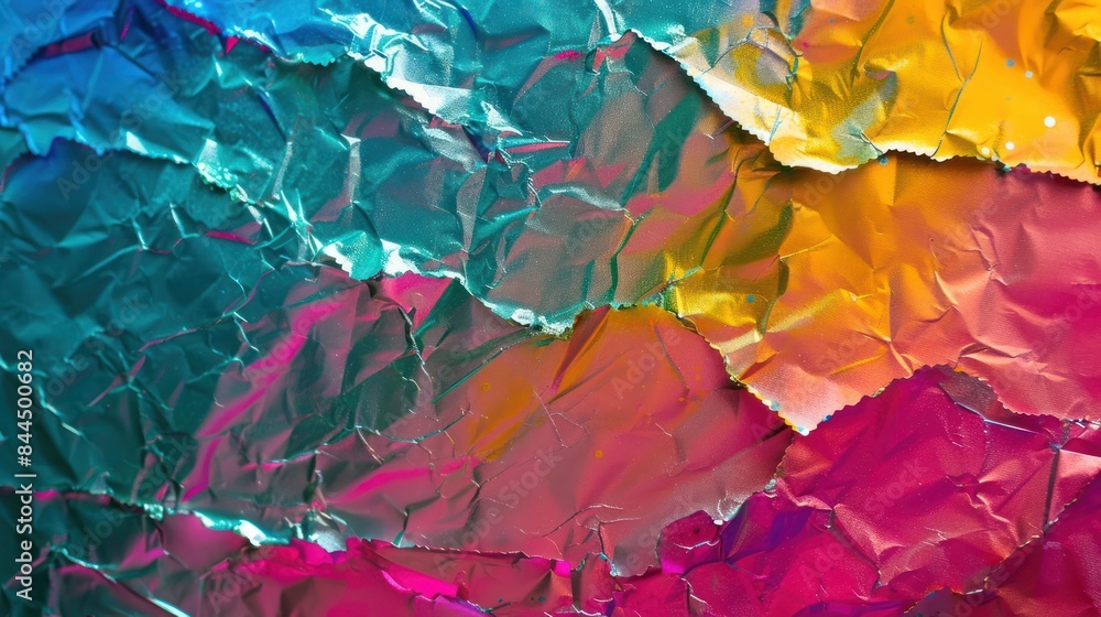 Poster illustrate the concept of creativity and playfulness with a image of a colorful background adorned w