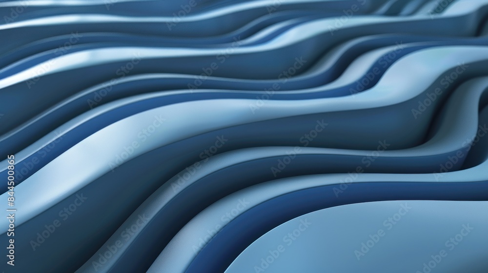 Poster abstract 3d wave stripe pattern background