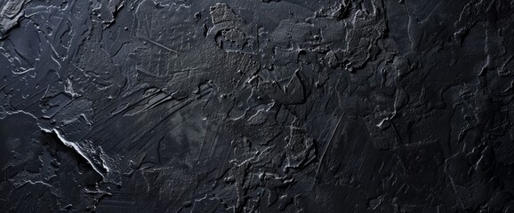 A close-up shot of a black textured surface with uneven, rough, and bumpy patterns
