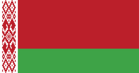Illustration of the Belarus national flag © Art_Design