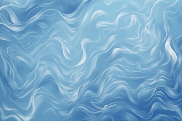 Fototapeta premium Elegant blue waves texture simulating water ripples or silk fabric for background use
