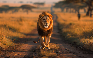 Close-up of a lion