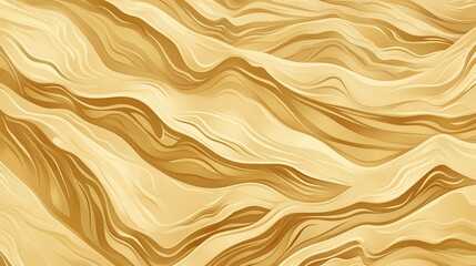 Obraz premium Luxurious seamless pattern of abstract golden waves background with elegant and fluid wavy lines inspired by sand dunes
