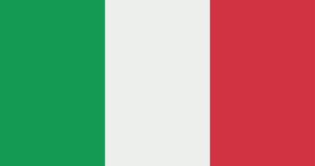 Illustration of the Italy national flag