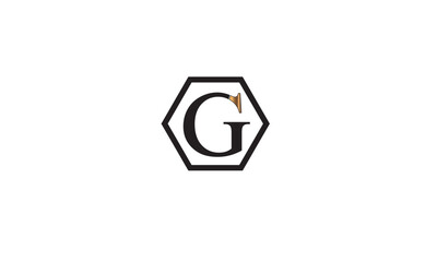 G, GG , G  Abstract Letters Logo Monogram