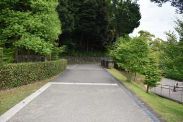 Obraz premium 日本の金沢の名所 金沢城跡 周辺の景色