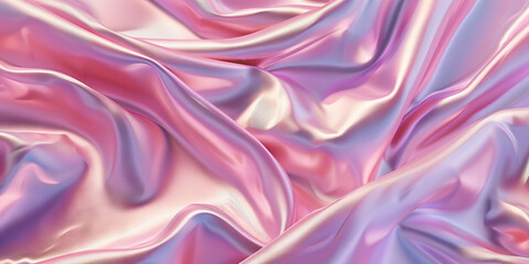 Obraz premium Shimmering Satin: Close-Up of Smooth and Shiny Satin Fabric Texture