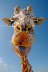 Close-up of a long-strength deer