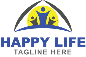 Happy life logo