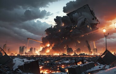 Fototapeta premium great fire