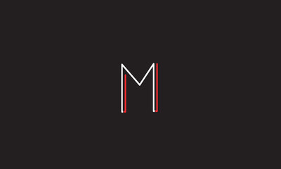 M, MM, M Abstract Letters Logo Monogram	