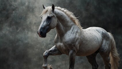 A poem inspired by the fragility and grace of a glass horse, a symbol of both beauty and vulnerability ai_generated