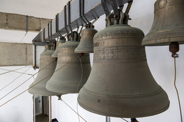 The bells of the Cathedral of the Nativity of Christ. Yuzhno-Sakhalinsk, Russia