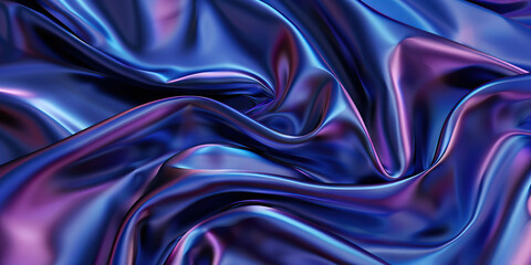 Fototapeta premium Silken Splendor: Close-Up of Luxurious Silk Fabric Texture