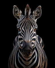 Close-up of a zebra