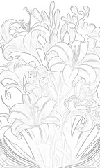 カサブランカとフリージア