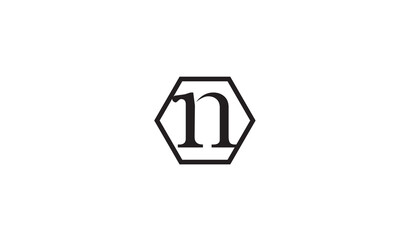  N, NN, N Abstract Letters Logo Monogram