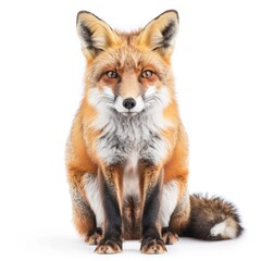Obraz premium Fox isolated on white background