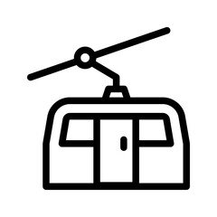 cable car icon illustration