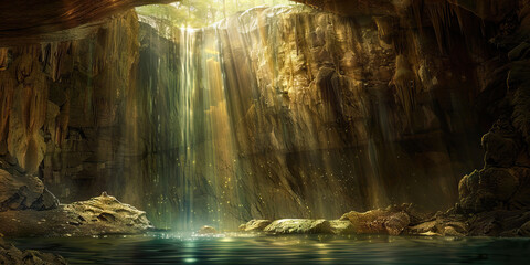 Ethereal Grottoes: Discovering the Sublime Beauty of Caves Adorned with Natural Light Shows