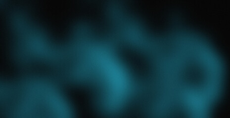 Teal abstract grainy noise texture background.