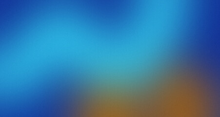 Obraz premium Abstract color gradient background grainy orange blue noise texture backdrop banner poster header cover design
