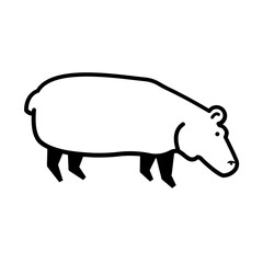 hippopotamus icon