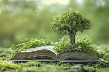 Environmental literacy programs providing room on the right for advertising content.