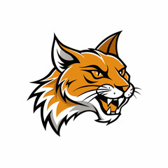 bobcat logo vector art work illustration