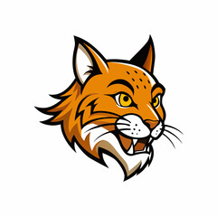 bobcat logo vector art work illustration