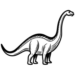 dinosaur  silhouette vector  illustration and svg file