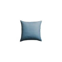 Naklejka premium TRANSPARENT PNG ULTRA HD 8K A single pillow on a neutral grey surface, varying in type- plush, faux fur, bolster, accent, floor, decorative, body, highlighting unique textures and designs
