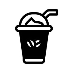 iced coffee icon