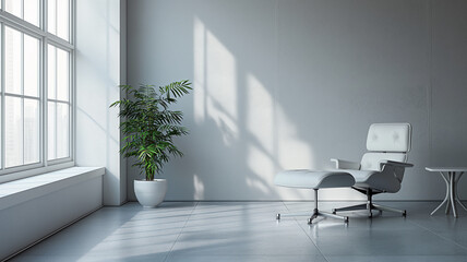 Modern interior white design