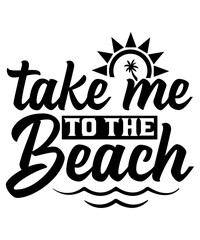 take me to the beach svg