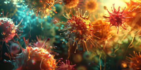 Virus Treatment Strategies: A visual representation of the different treatment strategies for the novel virus, including antiviral medications, supportive care, and vaccination.