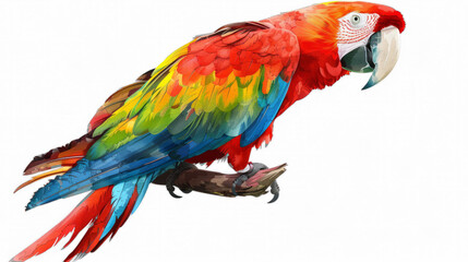 Fototapeta premium blue and yellow macaw ara