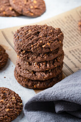 Delicious healthy homemade chocolate  cookies