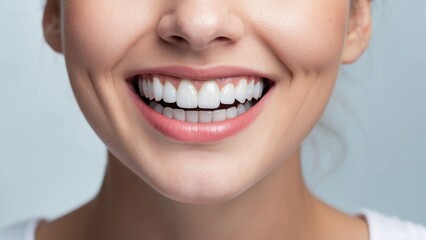 Obraz premium white clean teeth of a woman